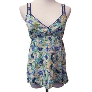Kookai floral tank top size 4 (L28)